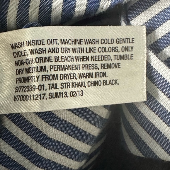 Gap Straight Fit Khakis Black - Picture 4 of 6